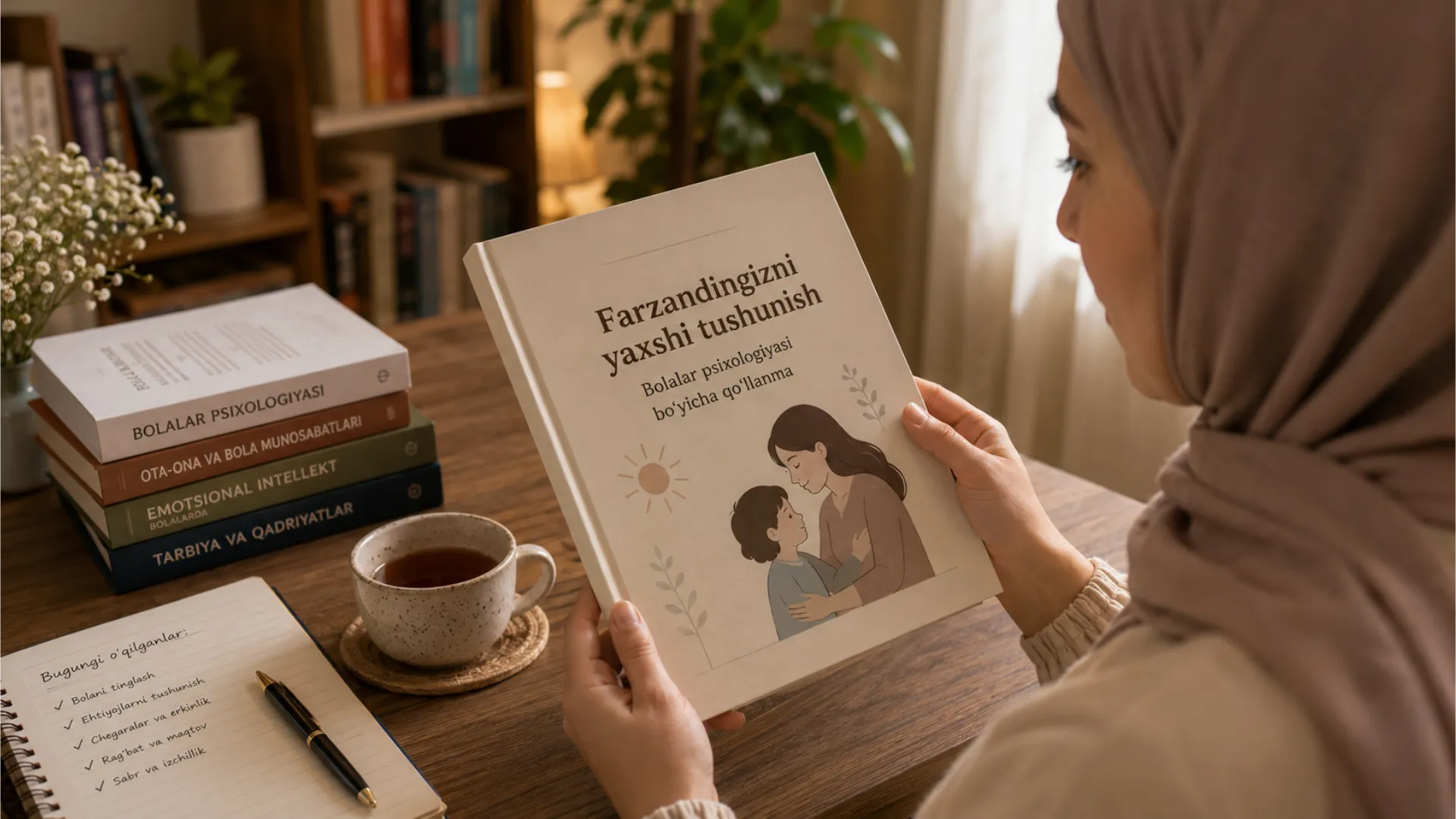 Ota-onalar uchun materiallardan bir lavha