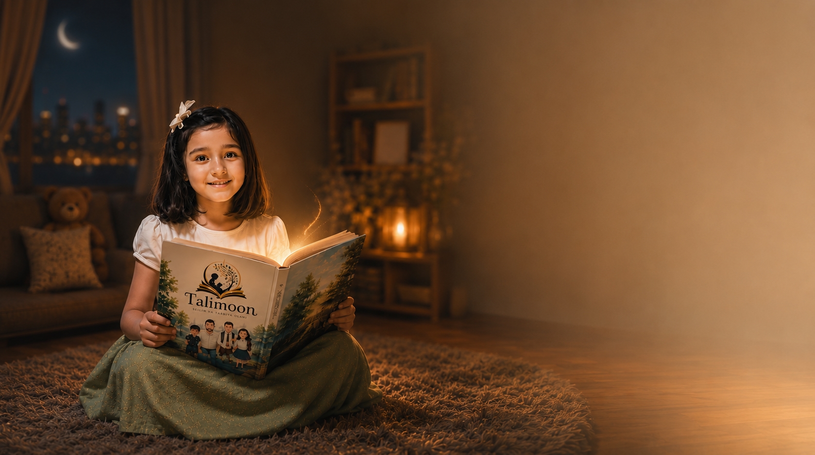 Bola hikoyaga chin qalbdan bog‘langan holda o‘qimoqda